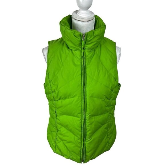 Kenneth Cole Reaction Women's L Down Puffer Vest Spring Green - Picture 1 of 12